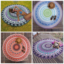 Load image into Gallery viewer, Mandala Tapestry Wall Tapestry Wall Hanging Blanket Indian Summer Beach Wrapped Skirt Tablecloths Tapestry