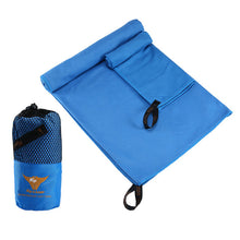 Load image into Gallery viewer, 2pc/set Outdoor Sports Quick-Dry Bath Set Towel Microfiber Non Slip Towel for Bath Gym Camping Yoga Mat Beach Towel Blanket