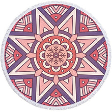 Load image into Gallery viewer, Bohemian Style Mandala beach blanket