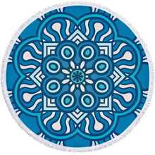 Load image into Gallery viewer, Bohemian Style Mandala beach blanket