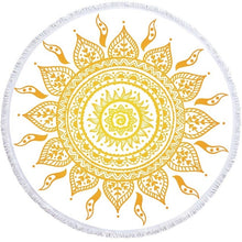 Load image into Gallery viewer, Bohemian Style Mandala beach blanket