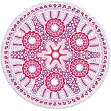 Load image into Gallery viewer, Bohemian Style Mandala beach blanket
