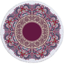 Load image into Gallery viewer, Bohemian Style Mandala beach blanket