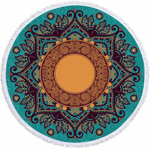 Load image into Gallery viewer, Bohemian Style Mandala beach blanket