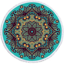 Load image into Gallery viewer, Bohemian Style Mandala beach blanket
